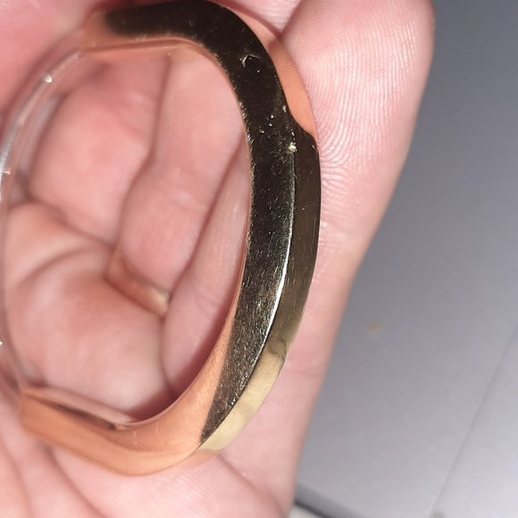 Tiffany and Co Bangle in Yellow and White Gold with Half Pave Diamond - Picture 5 of 6